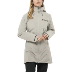 Jack Wolfskin Heidelstein Γυναικείο Μπουφάν Χειμωνιάτικο Softshell Μακρύ Μπεζ 1115681-A0029