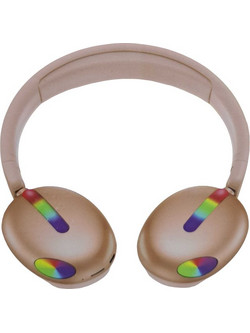 PG363 Ασύρματα Bluetooth Ακουστικά On Ear Ροζ Χρυσά