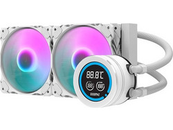 Darkflash D240D White Υδρόψυξη CPU 120mm RGB για Socket 115x / 1200 / 1700 / AM3 / AM3+ / AM4 / AM5