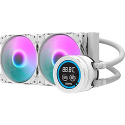 Darkflash D240D White Υδρόψυξη CPU 120mm RGB για Socket 115x / 1200 / 1700 / AM3 / AM3+ / AM4 / AM5