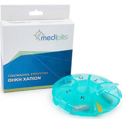 Medipills Εβδομαδιαία Θήκη Χαπιών 7 Θέσεων Μπλε