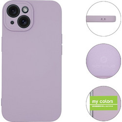 Sonique My Colors Silicone Back Cover Violet (iPhone 15 Plus)