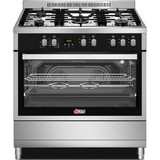 Thermogatz TGS Pro 2030 IX Κουζίνα Ηλεκτρική 98lt με Εστίες Αερίου 89.8cm