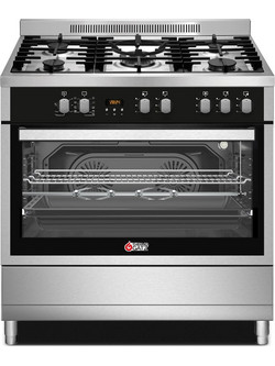 Thermogatz TGS Pro 2030 IX Κουζίνα Ηλεκτρική 98lt με Εστίες Αερίου 89.8cm