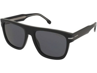Carrera CA340/S 284/M9 Ανδρικά Γυαλιά Ηλίου Τετράγωνα Κοκάλινα Μαύρα με Μαύρο Φακό