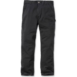 Carhartt Ανδρικό Παντελόνι Chino Κανονική Εφαρμογή Μαύρο B324-BLK