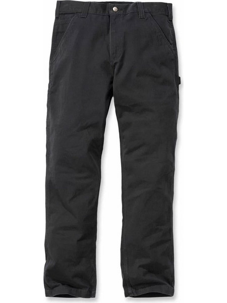 Carhartt Ανδρικό Παντελόνι Chino Κανονική Εφαρμογή Μαύρο B324-BLK