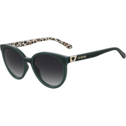 Love Moschino MOL041/S SK8/9O Ανδρικά Γυαλιά Ηλίου Στρογγυλά Κοκάλινα Μπλε με Μαύρο Degradee Φακό