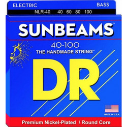 DR Strings Sunbeams Σετ 4 Χορδές Ηλεκτρικού Μπάσου Nickel Plated Steel 40-100" Light Tension