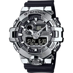 Casio G-Shock Ανδρικό Ρολόι Χρονογράφος με Μαύρο Καουτσούκ Λουράκι GM-700-1AER