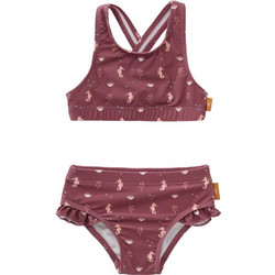 Fresk Seahorse Αντηλιακό UV Παιδικό Μαγιό Bikini Set για Κορίτσι Μπορντό FR-SW2415-16