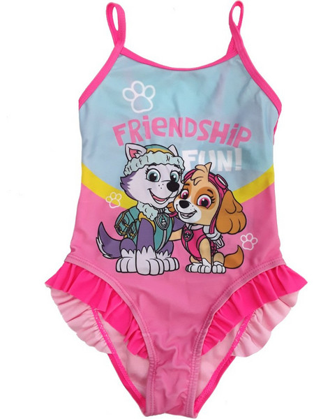 E Plus M Friendship Παιδικό Μαγιό Ολόσωμο για Κορίτσι Φούξια Πολύχρωμο 808-0178