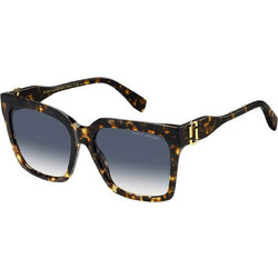 Marc Jacobs MARC764S 08608 Γυναικεία Γυαλιά Ηλίου Τετράγωνα Κοκάλινα Ταρταρούγα με Μπλε Degradee Φακό
