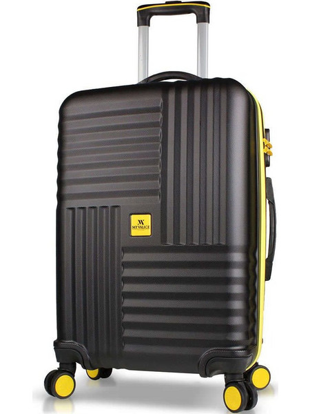 My Valise 853MYV5748 Βαλίτσα Μεσαία 67x44x26cm με 4 Ρόδες Μαύρη
