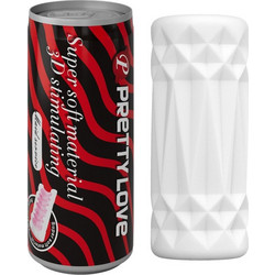 Pretty Love 3D Stimulator Can Model 1 Pocket Sleeve Αυνανιστήρι Red