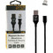 NSP NSC01 Braided Magnetic USB-A to Lightning Cable 1m Black 5205308228544