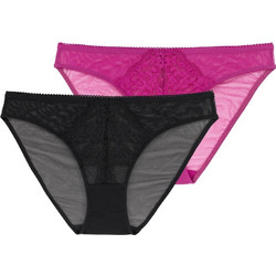 Dorina Clarise Γυναικεία Slip με Δαντέλα 2Pack D001966LA086-2X0252