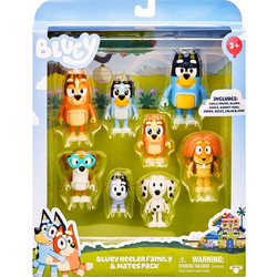 Moose Toys Bluey Heeler Family & Mates Pack