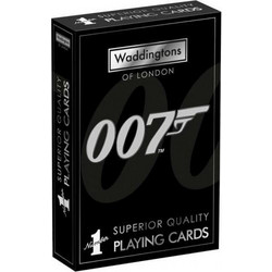 Winning Moves James Bond 007 Τράπουλα Χάρτινη Μαύρη WM00383-EN1