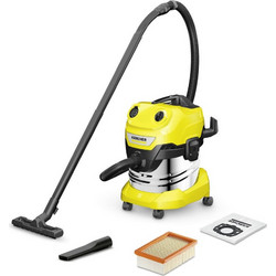 Karcher WD 4 V-20/5/22 Σκούπα Υγρών / Στερεών 1000W με Κάδο 20lt 1.628-260.0