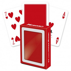 Modiano Poker Club Plain Τράπουλα Κόκκινη 301349