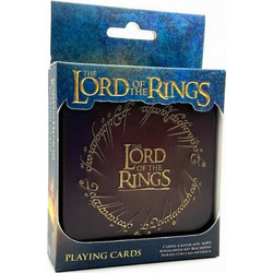 Paladone The Lord Of The Rings Τράπουλα Πλαστική Μπορντό PP6809LR