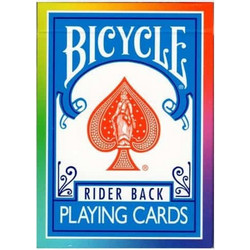 Bicycle Rider Rainbow Τράπουλα Πλαστικοποιημένη Πολύχρωμη