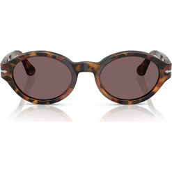 Persol PO3378S 105253 Ανδρικά Γυαλιά Ηλίου Στρογγυλά Κοκάλινα Ταρταρούγα με Καφέ Φακό