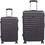CAT Rockford 84683-01 Σετ Βαλίτσες 2τμχ Καμπίνας & Μεσαία Μαύρες