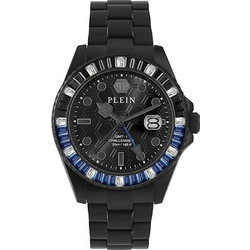 Philipp Plein Ανδρικό Ρολόι με Μαύρο Μεταλλικό Μπρασελέ PWPZA0324
