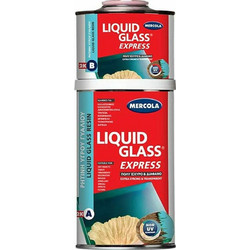 Mercola Liquid Glass Express 1904 Ρητίνη Υγρού Γυαλιού 2 Συστατικών 1kg