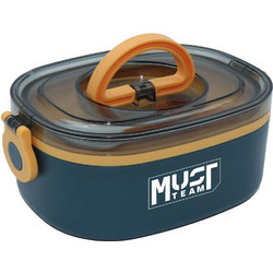 Must Δοχείο Φαγητού Πλαστικό 750ml Μπλε Κίτρινο