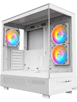 Montech XR White Gaming Midi Tower Κουτί Υπολογιστή με Πλαϊνό Παράθυρο