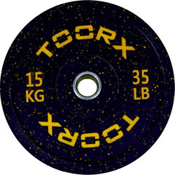 Toorx Δίσκος Ολυμπιακού Τύπου Bumper 15kg Φ50mm