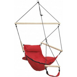 Amazonas Swinger Κρεμαστή Κούνια Υφασμάτινη Κόκκινη AZ-2030520