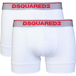 Dsquared2 Ανδρικά Μποξεράκια Σετ 2Pack Λευκά DCXF50050-100-WHITE