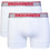 Dsquared2 Ανδρικά Μποξεράκια Σετ 2Pack Λευκά DCXF50050-100-WHITE