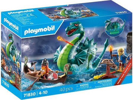 Playmobil Πολεμιστές Βίκινγκς & Θαλάσσιο Τέρας για 4-10 Ετών 71830