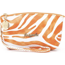 Fragola Zebra PC013 Γυναικείο Νεσεσέρ με Θήκες 16x4x9cm Πορτοκαλί