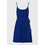 Funky Buddha Mini Καλοκαιρινό Καθημερινό Φόρεμα Μεταξωτό Royal Blue FBL011-101-13