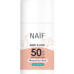 Naif Baby & Kids Mineral Παιδικό & Βρεφικό Αντηλιακό Stick Σώματος SPF50 36gr