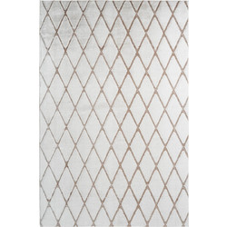 Kayoom Oslo Χαλί Ορθογώνιο Shaggy 160x230cm 6690 White Taupe