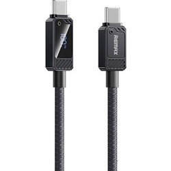 Remax RC-C069 Braided USB-C to USB-C 100W 1.2m Black