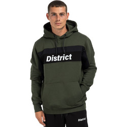 District75 Ανδρικό Φούτερ με Κουκούλα & Τσέπες Χακί 224MHO-156-0X6