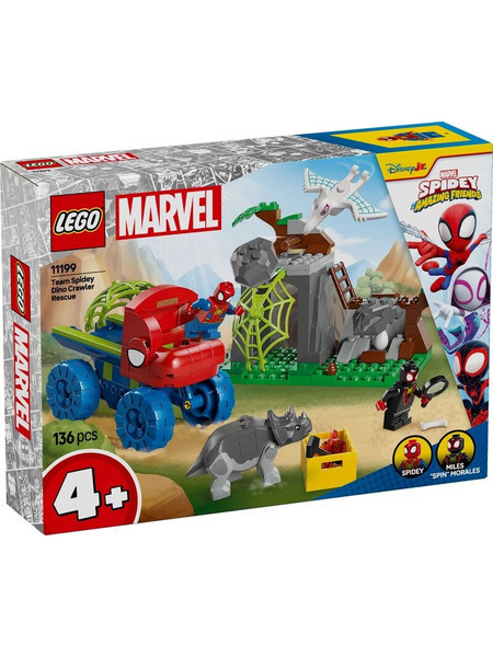 Lego Marvel Team Spidey Dino Crawler Rescue για 4+ Ετών 11199