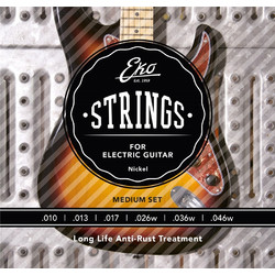 EKO Guitars Regular Σετ 6 Χορδές Ηλεκτρικής Κιθάρας Pure Nickel 10-46" Normal Tension