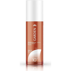 Garden Suntan Αδιάβροχο Λάδι Μαυρίσματος Σώματος SPF10 200ml