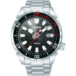 Lorus Sport Ανδρικό Ρολόι με Ασημί Μεταλλικό Μπρασελέ RH945RX9