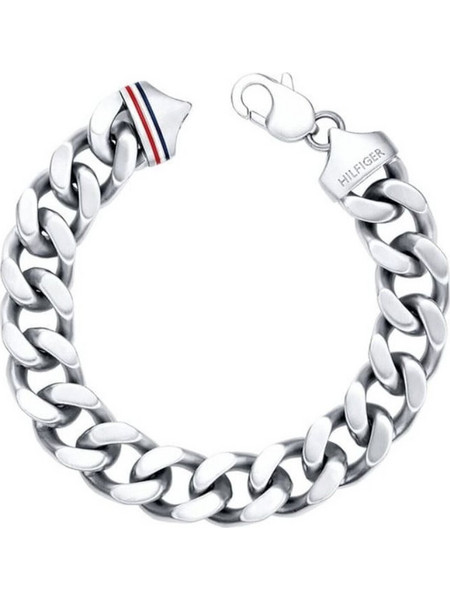 Tommy Hilfiger Ανδρικό Βραχιόλι Αλυσίδα από Ατσάλι Ασημί 2700261