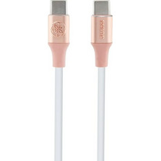 Guess Ebossed Logo USB-C to USB-C 1.5m White 3666339171421